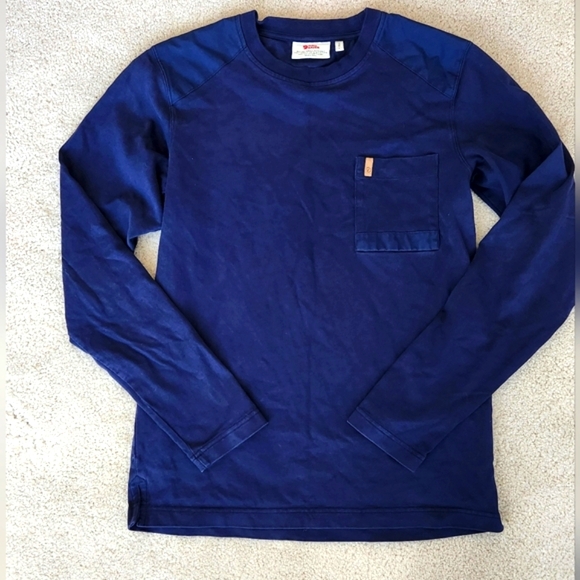 Fjallraven Kiruna 100% Cotton Long Sleeve Shirt Gorpcore Outdoor Small - Picture 1 of 7